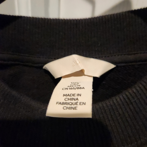 H&M Black Crewneck Sweater with Studded Embellishments - Picture 4 of 13